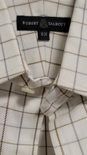 Robert Talbott Long Sleeve Dress Shirt Size 16-34 - Picture 6 of 6