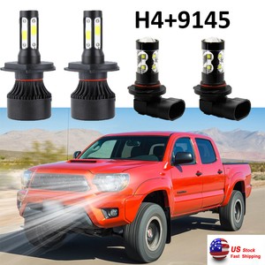 Fog Light Bulbs Combo LED Headlight Kit for Toyota Tundra 2000-2006 Hi//Lo Beam