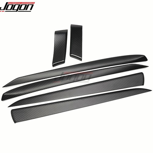 Cubierta de manija de puerta interior de carbono mate para Tesla Model S a cuadros 2021 2022-23 a rayas - Imagen 9 de 10