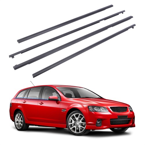 Sello de goma para ventana climática de puerta de 4 piezas para Pontiac G8 2008 2009 Chevy SS GM 14-2017 - Imagen 2 de 12
