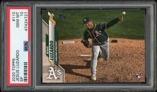 2020 Topps Series 1 - JESUS LUZARDO SP PSA 10 Short Print #110 Rookie RC