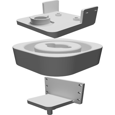 Halterung für Wanhao D6 3D Drucker Rotations Bowden Extruder mit verlängerter Y-Achse