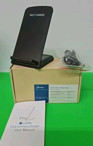 New Seneo Fast Wireless Charger Stand SNPA014AB, 10w