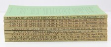 Annals Of Applied Biology 1974 Full Jahr From...