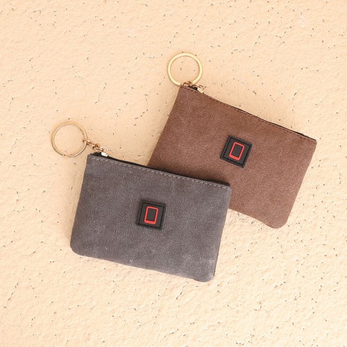 Portable Canvas Wallet Purse Zipper Mini Coin Key Bag Money Pocket Coins Purse , - Picture 7 of 21