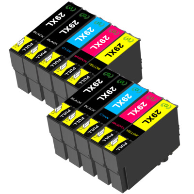 10x Druckerpatronen für Epson 29 XL XP352 XP342 XP235 XP245 XP332 XP445 XP452