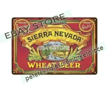 craft beers liquor Wheat Beer pub bar restaurant tin sign living room design
