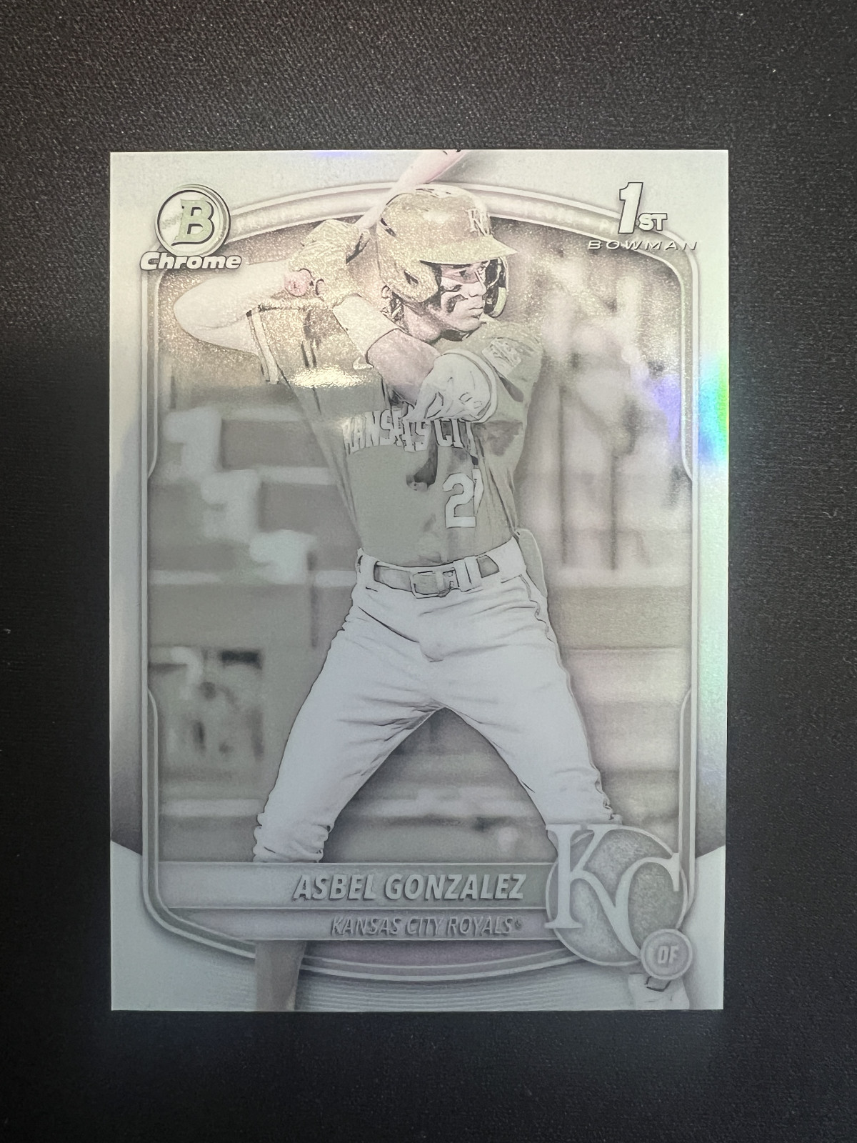 2025 Bowman Chrome Prospects Pearl Refractor #BCP4 Asbel Gonzalez SP