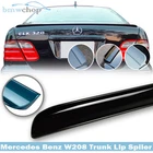 Fits Mercedes Benz CLK320 CLK430 W208 Trunk Spoiler Lip Painted Black #040