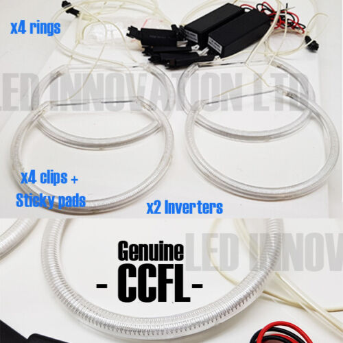 BMW 8000K XENON CCFL ANGEL EYES FOR BMW E36 E46 E38 E39 131mm x 4 projector UK - Picture 3 of 5