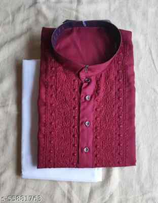 Indian Traditional Men's trending Cotton Kurta Pajama Set | eBay