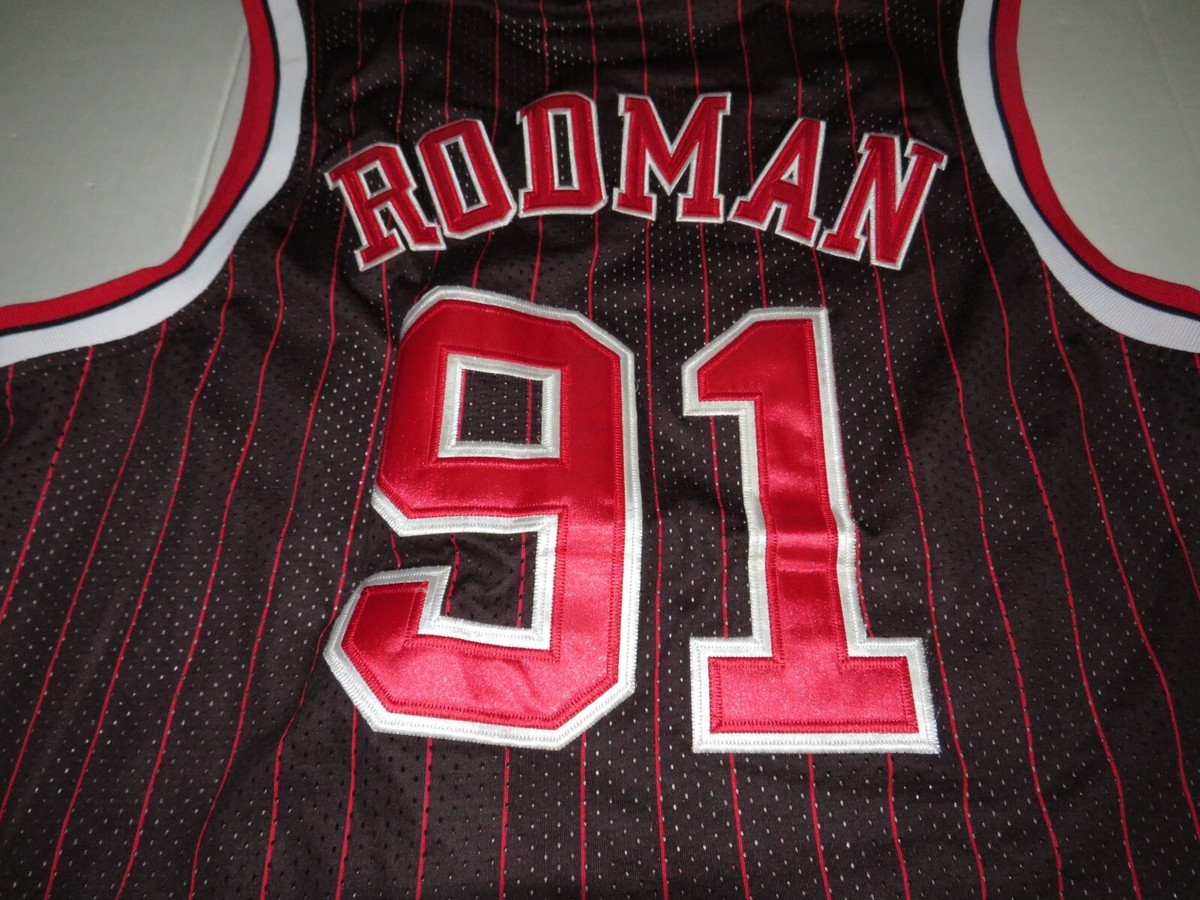 ✨CHICAGO BULLS ユニフォーム90s ロッドマン　No.91 ナイキ Vintage Chicago Bulls #91 Dennis Rodman NBA Finals Nike