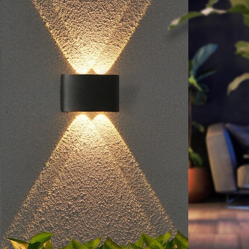 LED Wall Light Up and Down Indoor Wall Sconce Light Garden Outdoor Wall Lamp - Picture 8 of 11