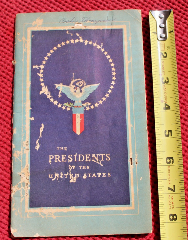 1948 Union Pacific Railroad Presidents of United States UP Railway Advertisement