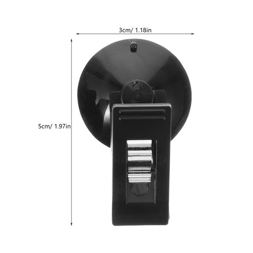 Car ID Folder Parking Ticket Holder for Windscreen Suction Clamp - Photo 2 sur 12