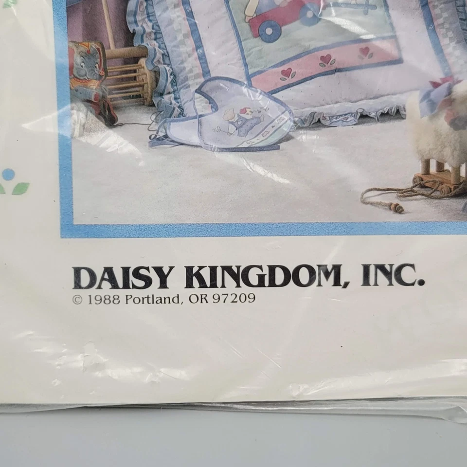 Vintage Daisy Kingdom Nursery Collection Honey Bunny Dust Ruffle NOS - Image 4 of 4