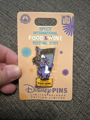 Epcot Food & Wine Festival 2023 Figment Annual Passholder Pin