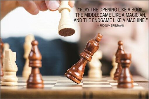 Chess Quote About Winning The Game poster 20x30 Strategy Inspiration