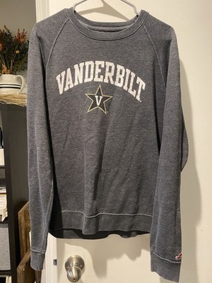 League Vanderbilt Commodores Crewneck Sweatshirt Gray Size L