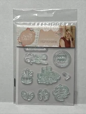 Tailor-Made Clear Acrylic Stamps Crafter’s Companion Sewing Themed