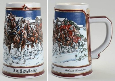 Anheuser-Busch Anheuser Busch Holiday Stein Winter Evening-Cs89 - No Box 949684