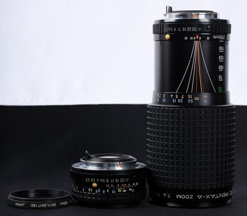 Película Pentax A3 Date S 35 mm SLR + lente smc Pentax-A 50/1,7, 70-210/4 y kit AF200SA - Imagen 13 de 14