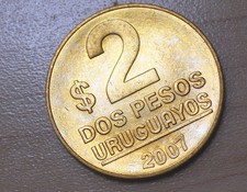 2007 Uruguay 2 Pesos