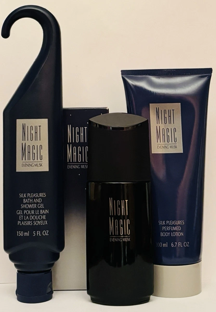 Lot Avon Night Magic Musk : Eau De Cologne 50ml + Déodorant Bille 75ml - Senteur Musc & Fleurs