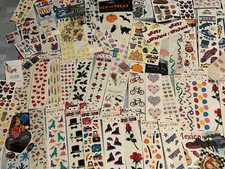 Big Unsorted Sticker Lot Grossman, Meyer, Disney + Vtg Scrapbook 6lbs New & Open