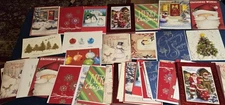  Lot of 40 DELUXE PREMIUM Name Brand Assorted Christmas Greeting Cards BEAUTIFUL