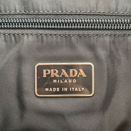Prada Pre-Owned Authentic Messenger Bag Black Nylon Free Tracked Shipping - Picture 8 of 19