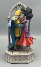 Rare ENESCO Disney Hunchback Esmeralda Phoebus Musical Figurine #13606 182613S