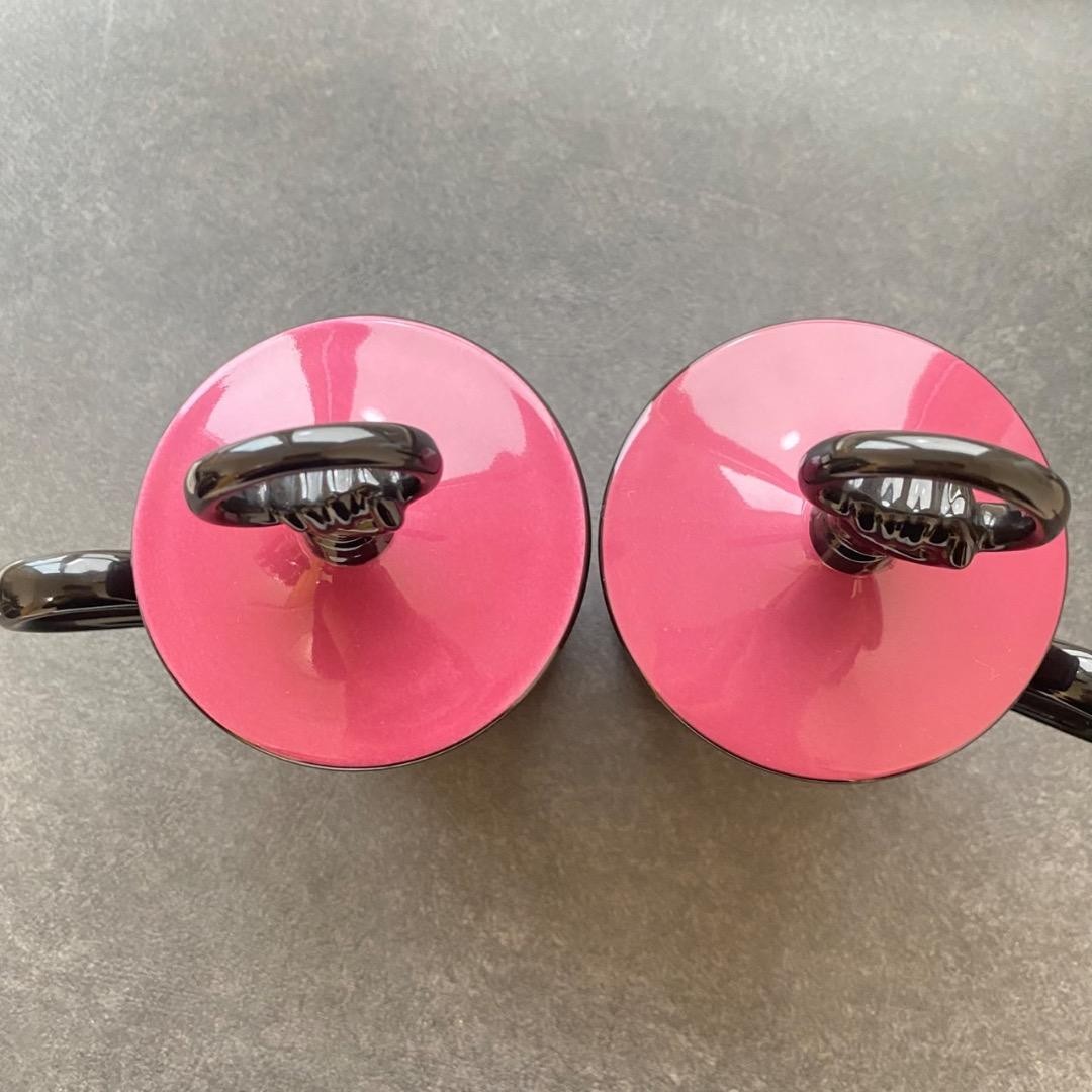GUCCI x Richard Ginori URTICAFEROX Mug Set With Lid Pink Ceramic