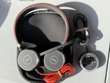 TESTED Jabra Evolve 40 Wired Stereo USB Headset HSC017, Controller ENC010 & Case