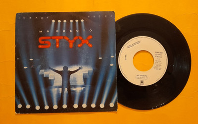 STYX ''MR. ROBOTO'' SPANISH  PROMO 7'' RARE