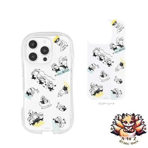 NUEVO Estuche Gourmandies Despicable Me/Minions Series Cristal Transparente para iPhone 16 Foto 2 de 4