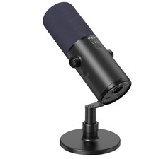 Dynamic Podcast Microphone for Content Creators, Cardioid XLR/USB Mic NEW 