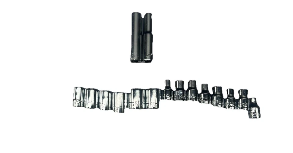 Craftsman Tool Lot Ratchets Sockets Extensions 1/2 “ 1/4 3/8 “ Open box Wrench - Image 3 of 4