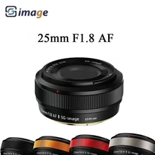 SGimage AF 25mm F1.8 APS-C Auto Focus Large Aperture Lens For Fujifilm X, Sony E