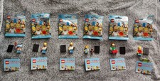 Lego The Simpsons 71005 Series 1 Lot of 6 Complete Character Packs Mixed Lot.
