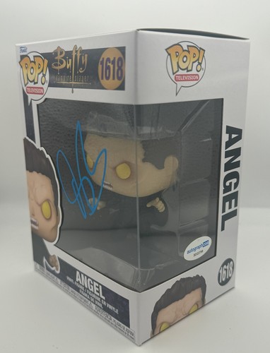David Boreanaz "Buffy the Vampire Slayer" SIGNED 'Angel' 1618 Funko Pop B ACOA