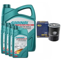 MotoröL Set 5W-30 Giga Light MV 0530 LL 9 Liter + ÖLfilter FüR Mitsubishi L200