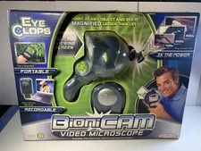 Bionicam Video Microscope Jakks Pacific 100x-400x MIB Eye Clops USB Drive Camera