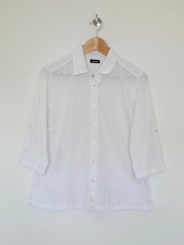 Damen Bluse, Hemdbluse "Walbusch", Gr.42-44, 100% Baumwolle