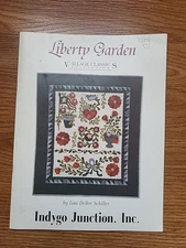 Indygo Juction Liberty Garden Quilt Pattern Book Patriotic Floral Primitive Folk