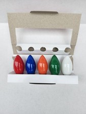 GE C-9 Soft Glow Christmas Light Bulbs 5 pack