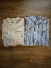Men’s Long Sleeve Dress Shirt, Chaps Wrinkle Free Size large, Lot of Two