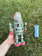 Vintage Alps Door Robot with Original Box NON-WORKING