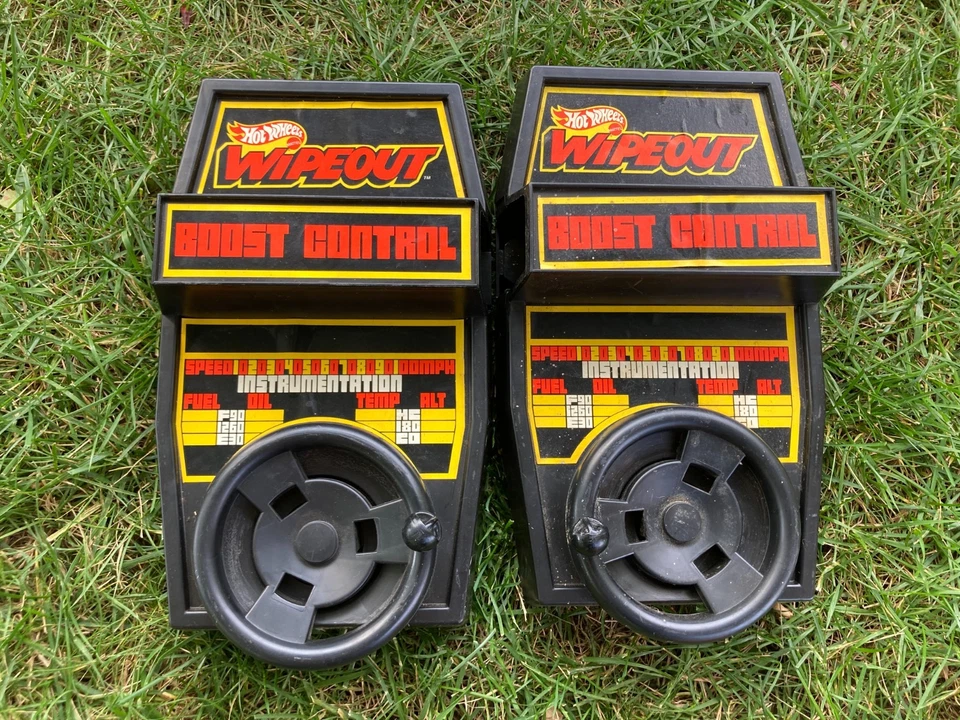 Винтажный набор игрушек Hot Wheels Wipeout гоночный трек 1547 неполный продается как есть на запчасти - Изображение 2 из 4