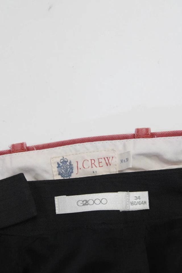 J Crew Women's Pockets Flat Front Straight Leg Casual Pant Pink Size 30 Lot 2 - Image 3 of 4